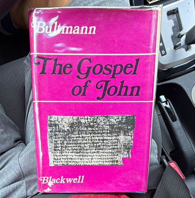 Rudolf Bultmann The Gospel of John HC Basil Blackwell 1971 Dust Jacket