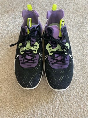 Nike React Vision D/MS/X Gravity Purple Volt Sneakers CD4373-002