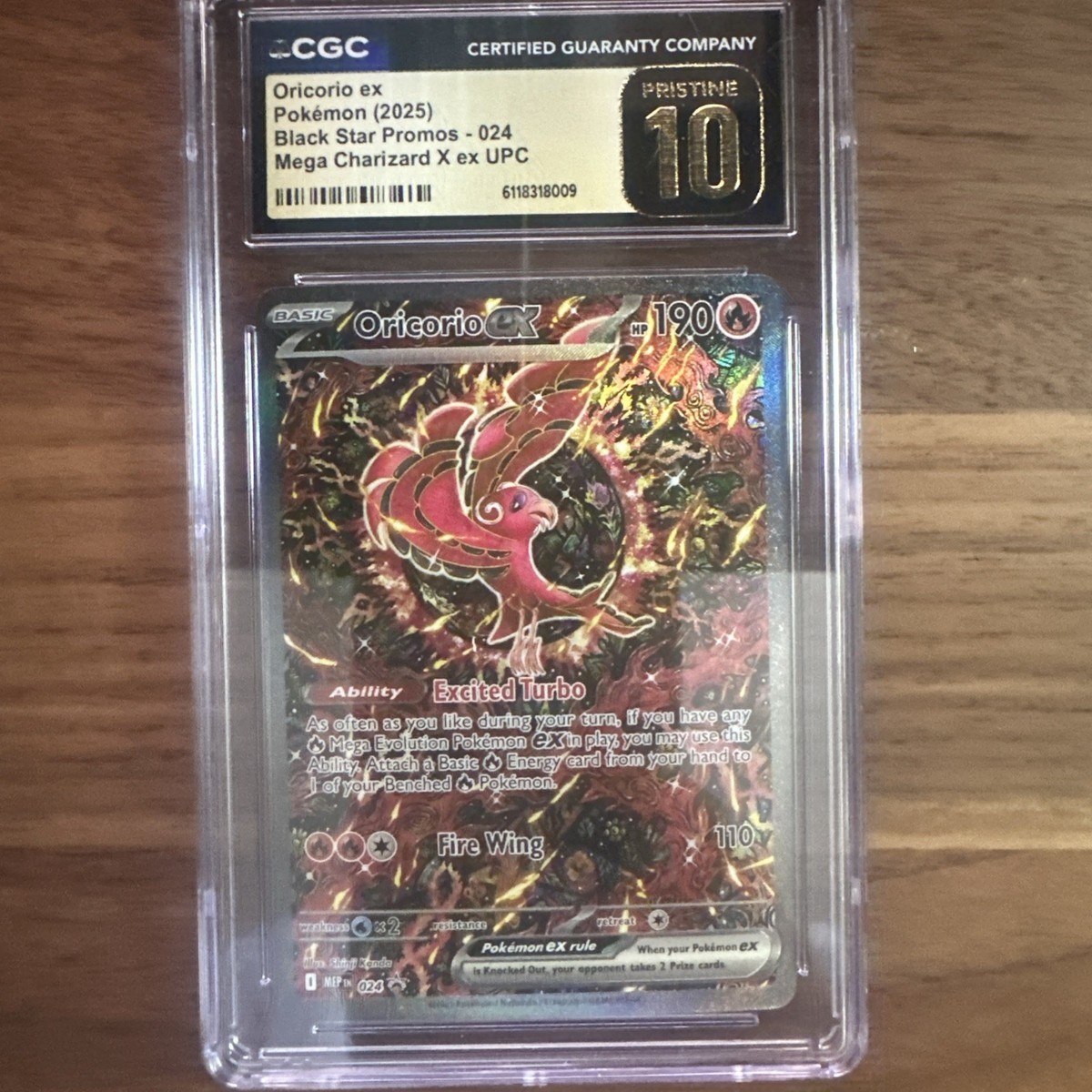 CGC Pristine 10 Oricorio ex (024) / Black Star Promos (2025) | eBay