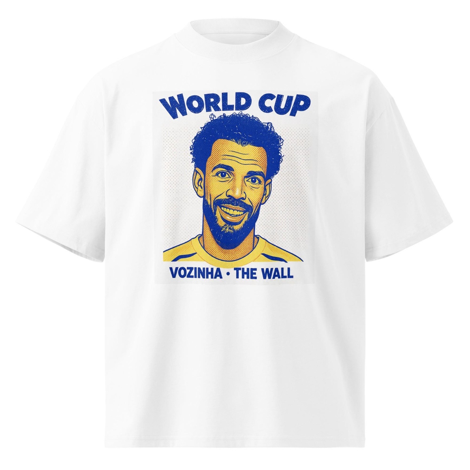 Vozinha Soccer Inspired Design Cape Verde Fans Unisex T-Shirt