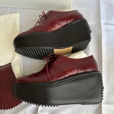 Vivienne Westwood Rocking Kilt Wing-Tip Shoes Bordeaux Limited EU38