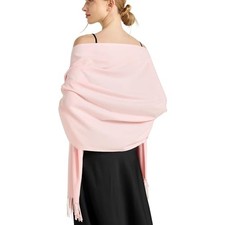 Pashmina Scarf for Women, Soft Pashminas Shawls and Wraps for Baby Pink