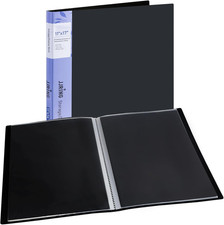 11x17 Art Portfolio Folder with Plastic Sleeves, 24-Pocket Portfolio Binder Disp