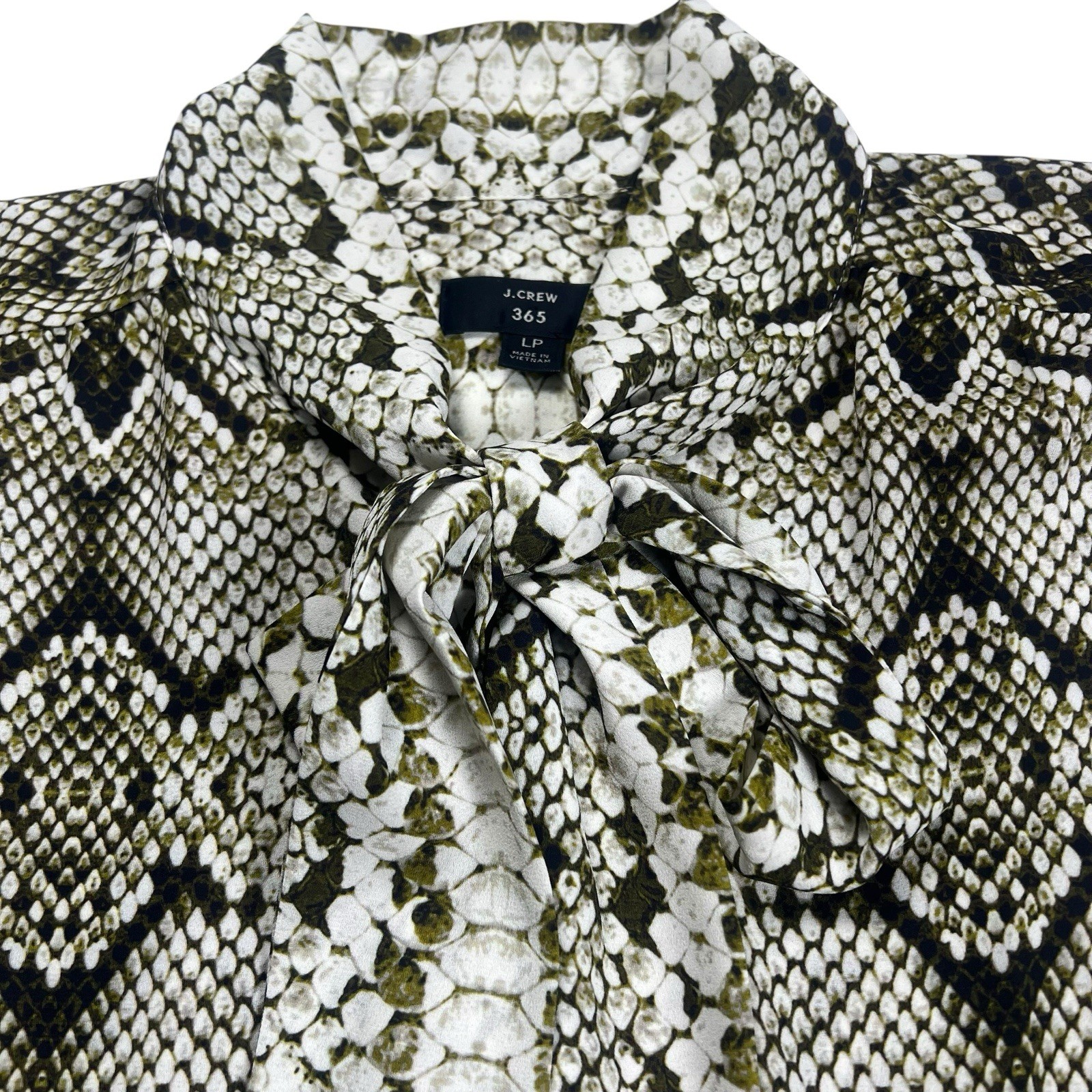 J. Crew 365 Python Print Sleeveless Blouse Women’… - image 6