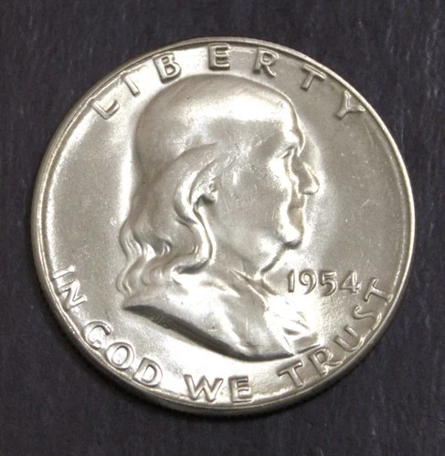 1954 S  Franklin Half Dollar Choice BU      Lot 4365