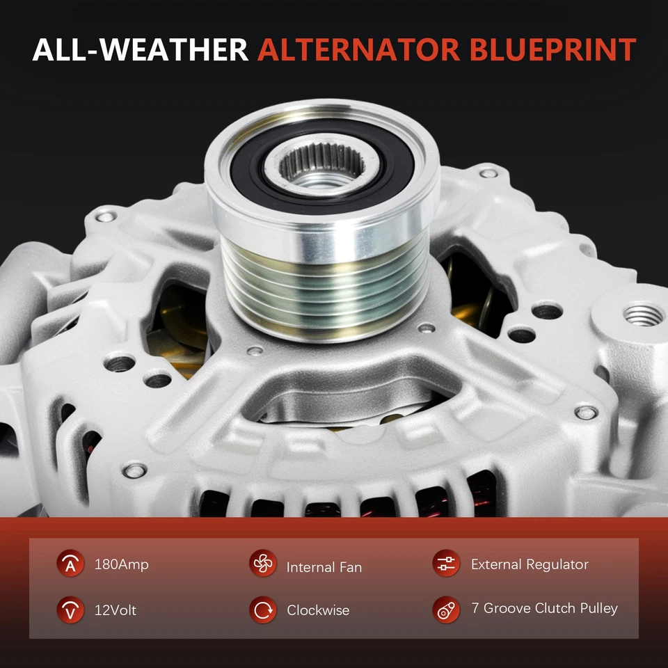 Alternator 11302 for BMW 135i 335i 5 Series 3.0L 2008-10 12317558219 12317558220 - Image 2 of 4