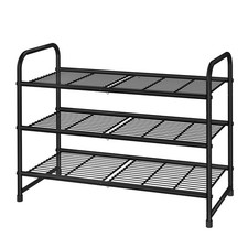 3-Tier Stackable Shoe Rack, Expandable & Adju...