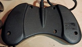 Sega Saturn Original Black Controller MK-80116 (Tested / Works) Shows Wear. 