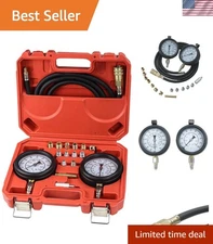 Professional Engine and Transmission Oil Pressure Tester - 400 psi Gauge Set