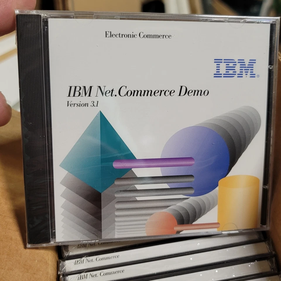 IBM Net. Commerce Demo Version 3.1 CD-ROM Software Electronic Commerce   SEALED  - Image 3 of 3