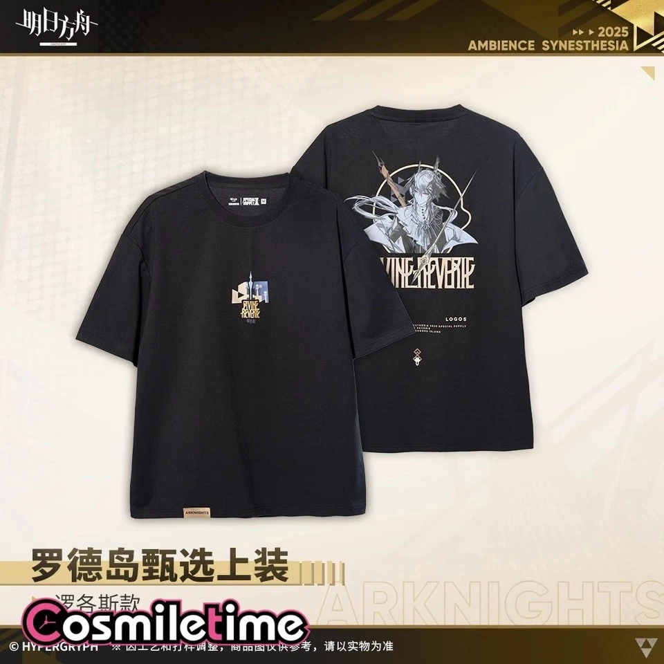 Official Game Arknights Logos Muelsyse T-Shirt Character Short Sleeves Gift YZ - Image 2 of 4
