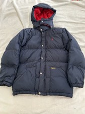 Polo Ralph Lauren Boys Size 14-16 Down Filled Puffer Jacket. Stain On Inside