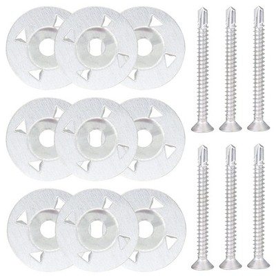 200 Pcs Foam Board Fasteners Kit Washers for Insulation Foam Board Panels 100...