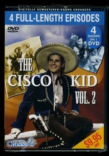 The Cisco Kid DVD Vol. 2 4 Episodes Duncan Renaldo Classic Western