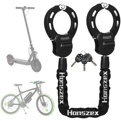 Honszex E-Roller Schloss   36,22 Zoll Sicheres Handschellenschloss für Fahrräder
