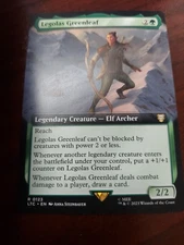 Legolas Greenleaf (Extended Art) Commander: the Lord of the Rings: Tales of...
