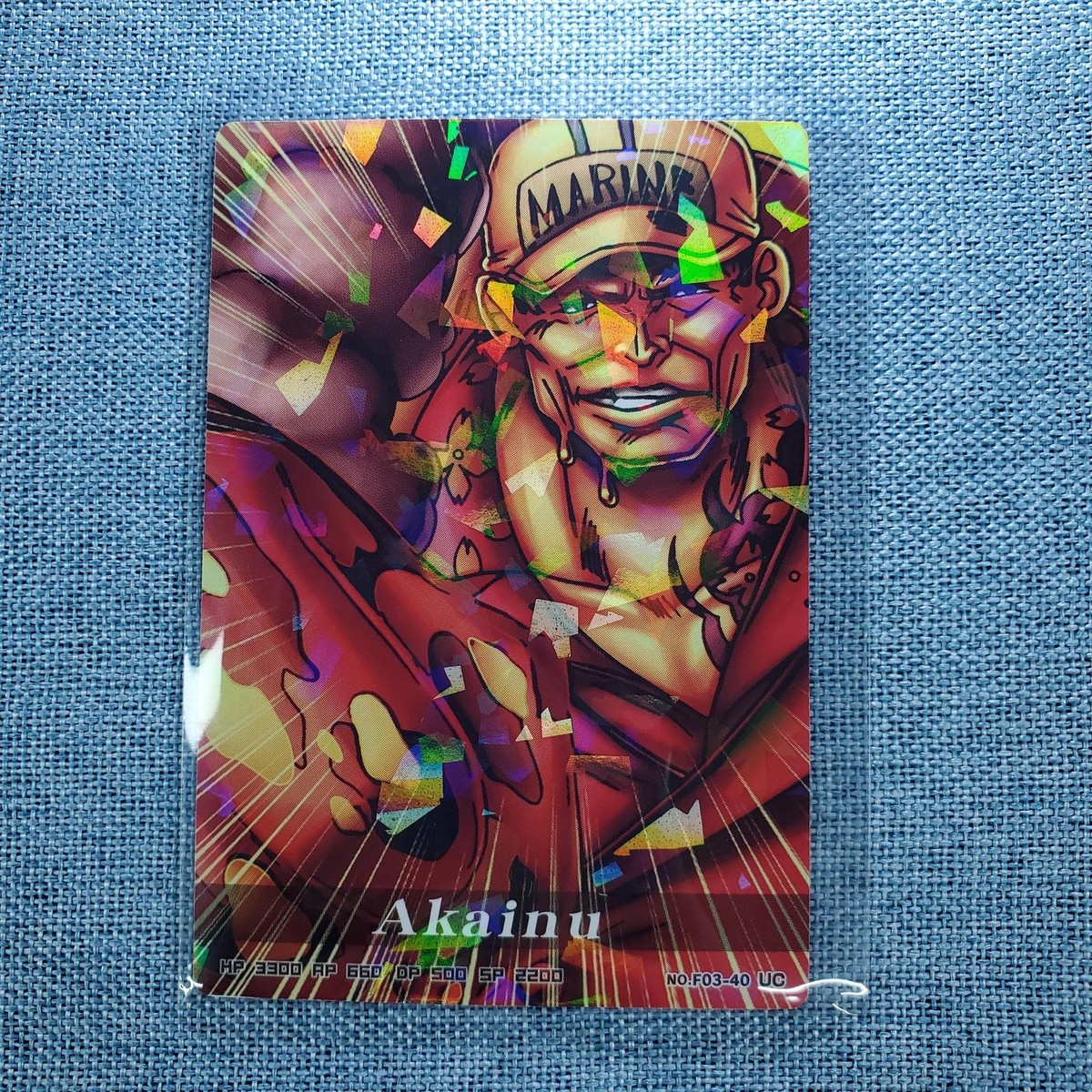 未開封 ONE PIECE ARcarddass Formation 03 One Piece AR carddass Formation P03 Card HK Ver UC Akainu Sakazuki