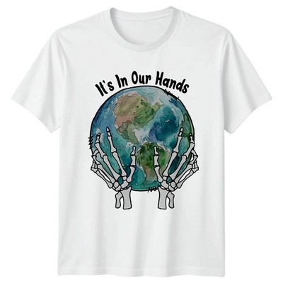 Its In Our Hands T-Shirt Earth Day Earth Day Geschenk für Sie und Ihn