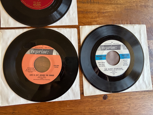 Frank Sinatra 1950er 45 RPM Lot (10) im Besitz von Sammy Davis Jr. Echtheitszertifikat alle fast neuwertig - Bild 7 von 13