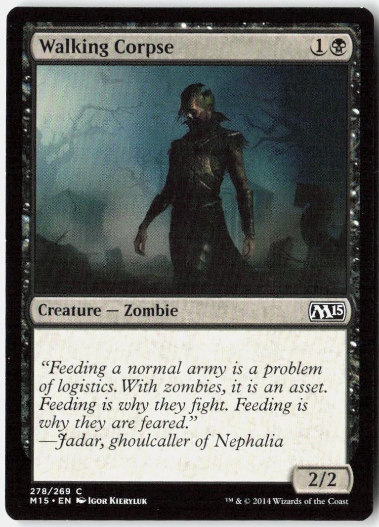 Magic - Walking Corpse Magic 2015 (M15) [M15 - 278] NM Common