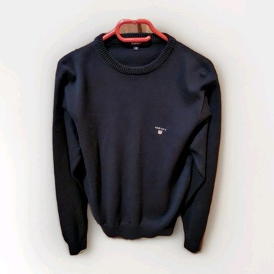 GANT Herren Pullover | 100% Baumwolle | Schwarz | Größe S | Neuwertig