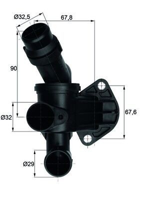 MAHLE TI 7 87 Thermostat, Kühlmittel für AUDI SEAT