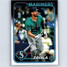2024 Topps Update Seby Zavala #US180 Seattle Mariners