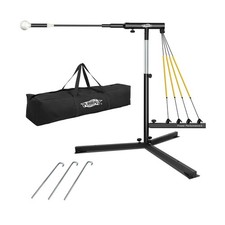 Baseball Swing Trainer with 4 Power Bands,Auto Reset Baseball Hitting Trainer...