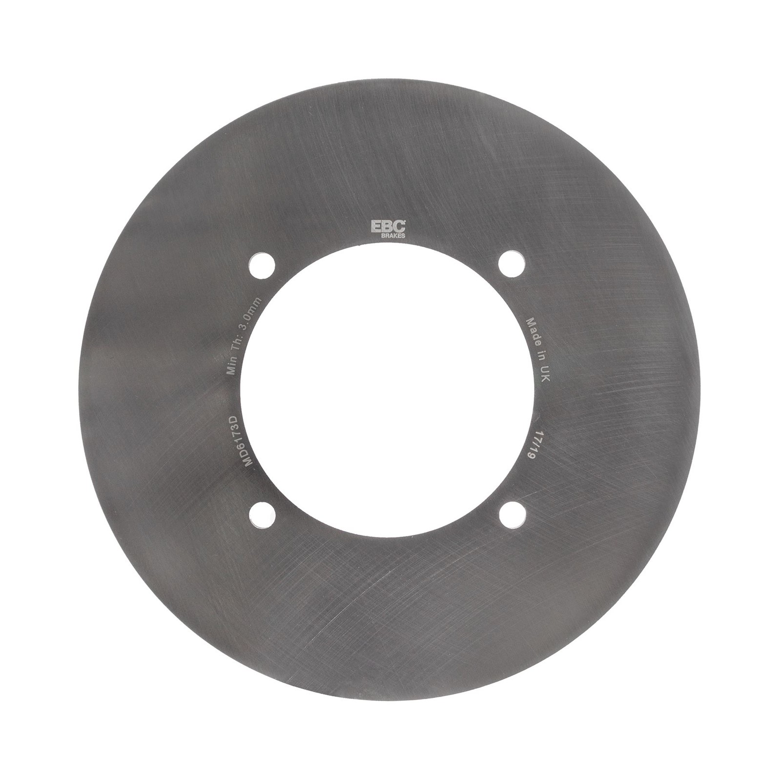 EBC MX/ATV/END Solid F&R Brake Disc FLHS for Kymco MXU 500i 4x4-IRS LAA0CD 09-14