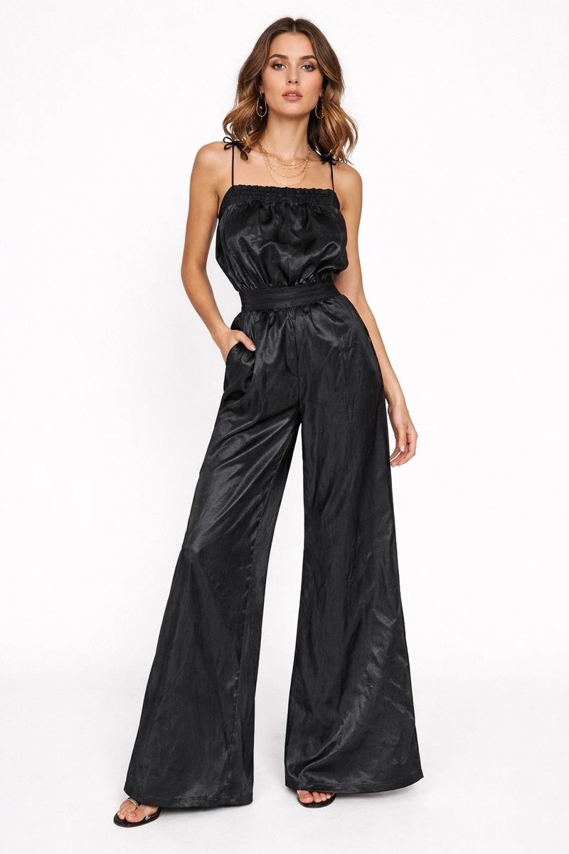 Satin Vintage Jumpsuits & Playsuits for Women for sale | eBay