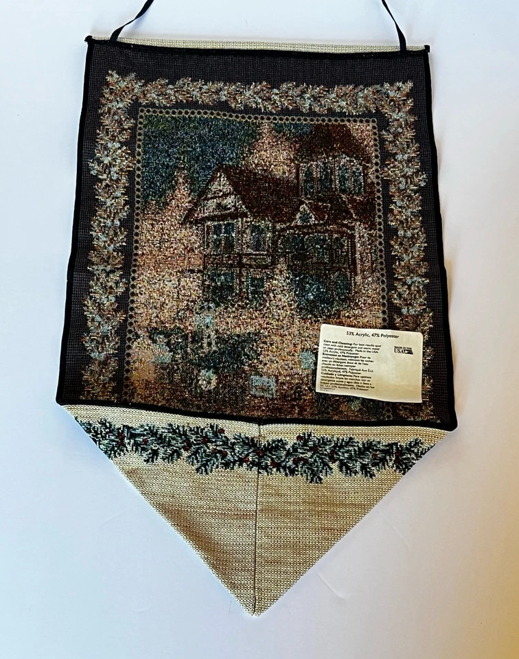 ТОМАС КИНКЕЙД МАЛЕНЬКИЙ ГОБЕЛЕН ВИКТОРИАНСКИЙ ДОМ В СНЕГУ - Изображение 2 из 4