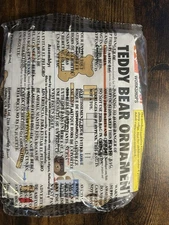 Home Depot Kid's Workshop Teddy Bear Christmas 2025 Ornament Unopened w/pin/cert