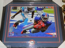 HAKEEM NICKS SIGNED PHOTO AUTO 16X20 FRAMED PSA DNA NEW YORK GIANTS