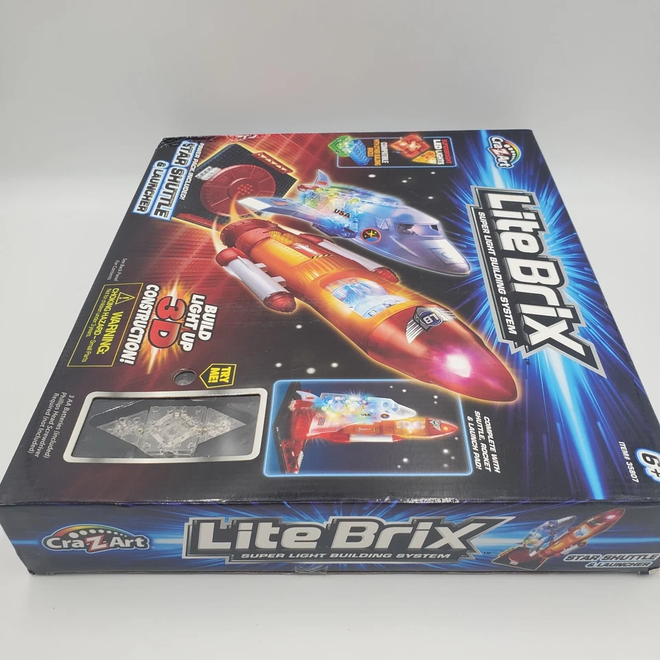 Lite Brix Building Block System -Star Shuttle And Launcher Cra-Z-Art Brand New - Image 4 of 4