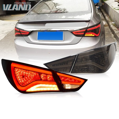 VLAND Tail lights Assembly Fit for 2011-2014 Hyundai Sonata 6th Gen Sedan, Plug-and-play, Red and Smoked VLAND Tail lights Assembly Fit for 2011-2014 Hyundai Sonata 6th Gen Sedan, Plug-and-play, Red and Smoked