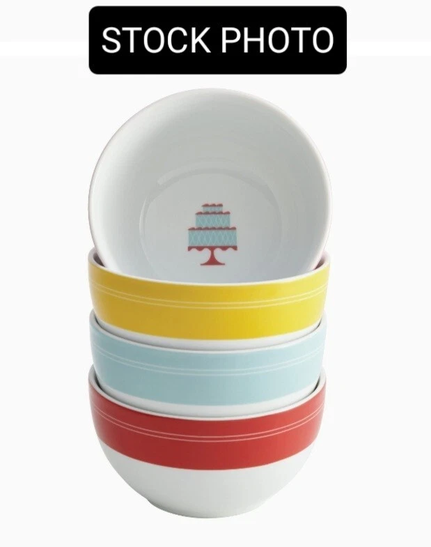 *NUEVO* CAKE BOSS Dedicado a Postres - Juego de 12 Platos de Postre-Cuencos-Tazas Foto 4 de 4