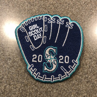 2020 Seattle Mariners Girl Scout Day Patch New Iron Sew On Embroidered Logo RARE