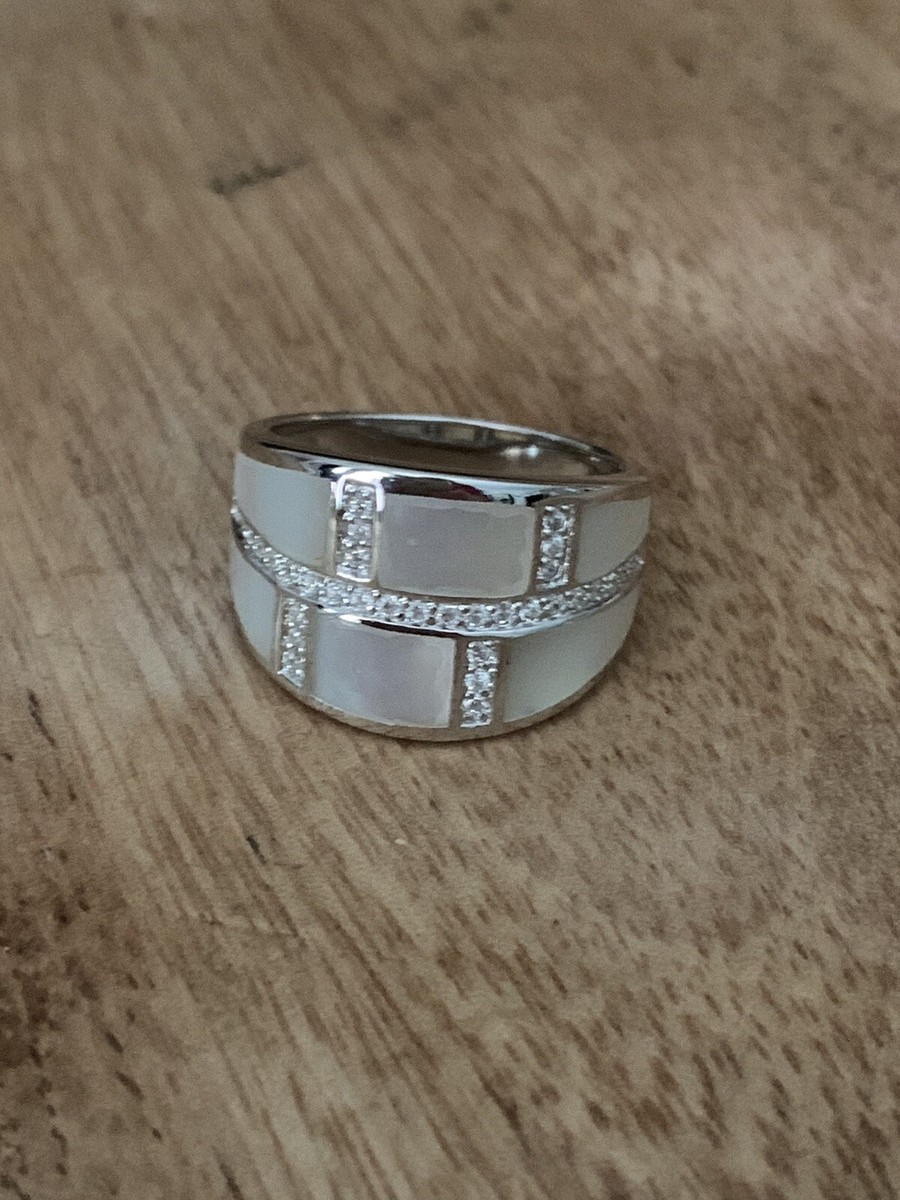 Bague Alliance Argent Massif 925/1000 Effet Demi Boules - Taille 50 à 60, Neuf Avec Étiquettes