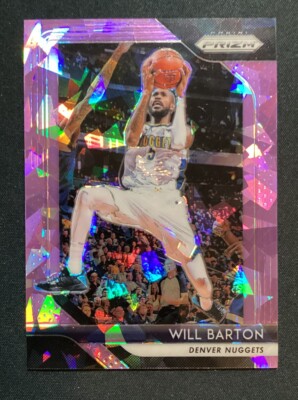 2018-19 Panini Prizm Purple Ice Prizm /149 Will Barton #102 Denver Nuggets