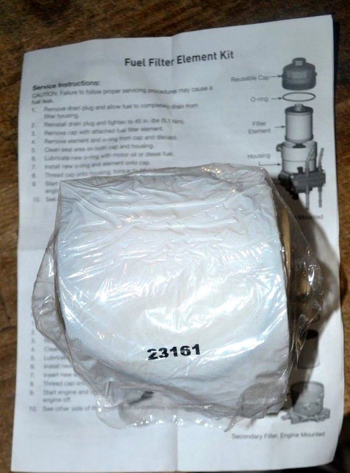  Filtro de combustível diesel separador de água FORD F250 F350 F450 F550 SUPER DUTY 2008-10 - Imagem 4 de 4