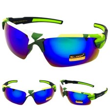 Men's MILITARY TACTICAL Wrap Around Safety Camouflage SUNGLASSES Anti Glare Lens