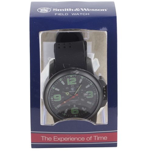 Smith & Wesson Military Commando Black Mens Wrist Watch eBay