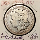 1886 MORGAN DOLLAR. SOLD BY MUSTGO-SHOPPIN