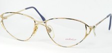 Vintage Atrio 352 063 GOLD /BLUE /ORANGE SHERBERT EYEGLASSES GLASSES 56-16-135mm