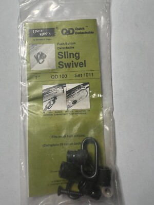 Uncle Mikes, 100 QD Sling Swivels Detachable. Quick Detach 1'' inch..NOS 