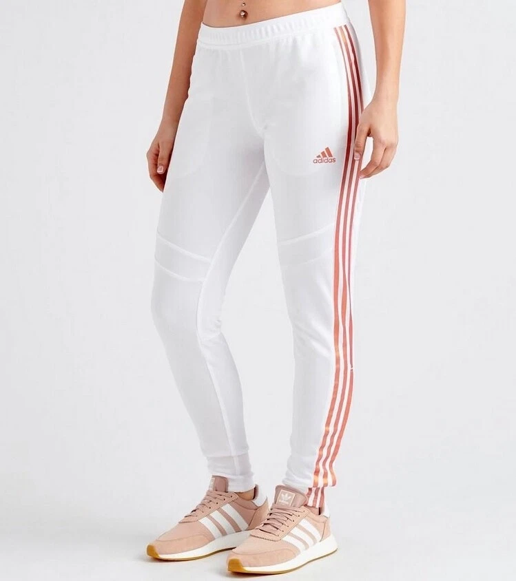 a menudo pecado heredar Adidas Ladies Training Pants Jogging Running Trousers Fitness Sport Skinny  White | eBay