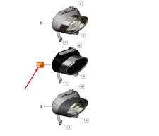 PORSCHE 911 992 Auspuffendrohr hinten links 992251187T NEU ORIGINAL