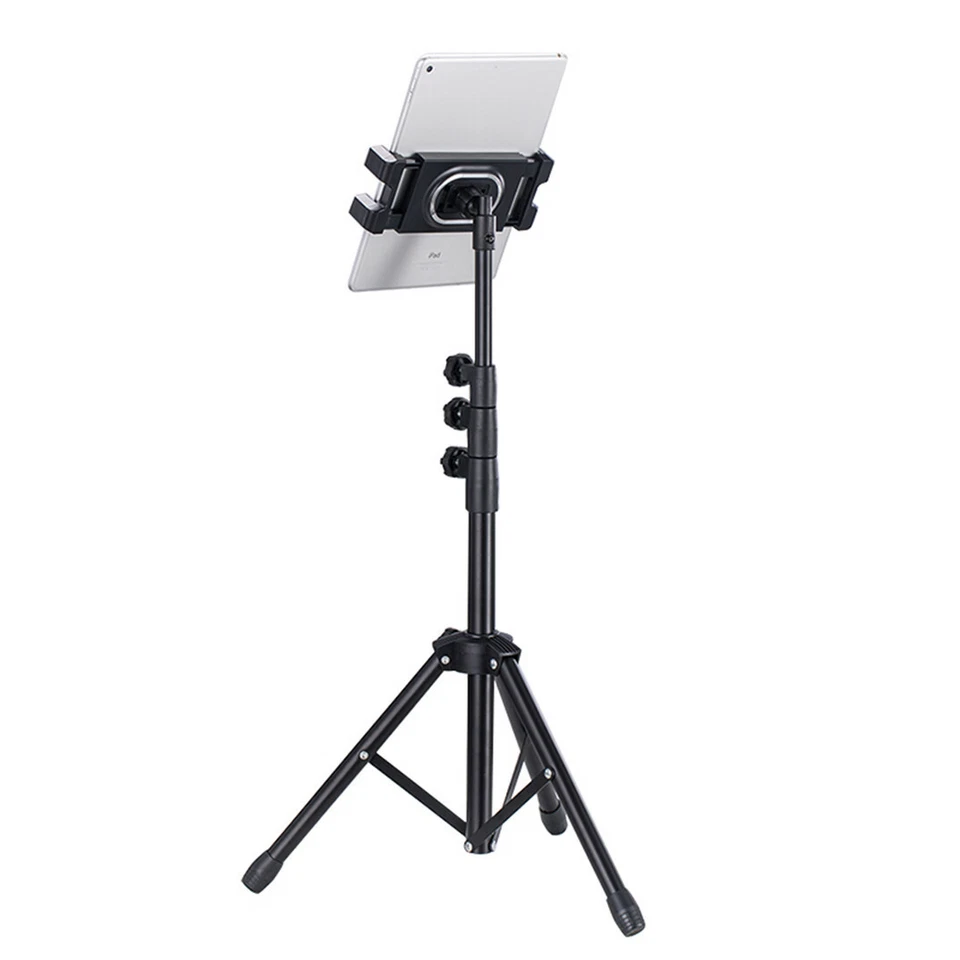 53" Heavy Duty Universal Floor Tablet Tripod Stand Adjust for iPad Pro 4.7-12.9" - Image 4 of 4