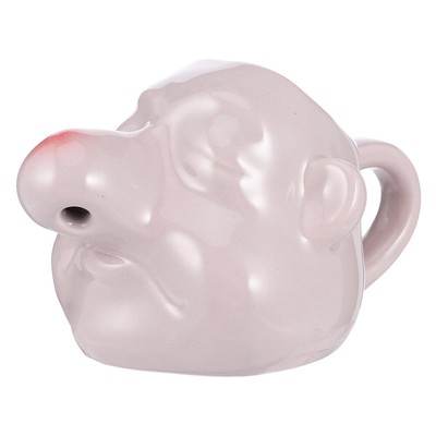 1pc Creative Ceramic Egg White Separator Zwergform lustiges Küchenzubehör