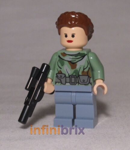 Lego Princesa Leia Minifigura (Endor) de Set 8038 Star Wars Nuevo sw235 |